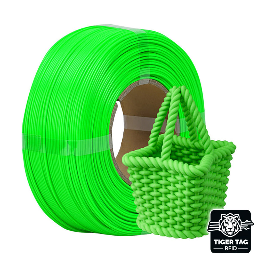 R3D - PLA High-speed - Vert Fluo (Fluorescent Green) - 1,75 mm - 1 kg Refill avec RFID TigerTag