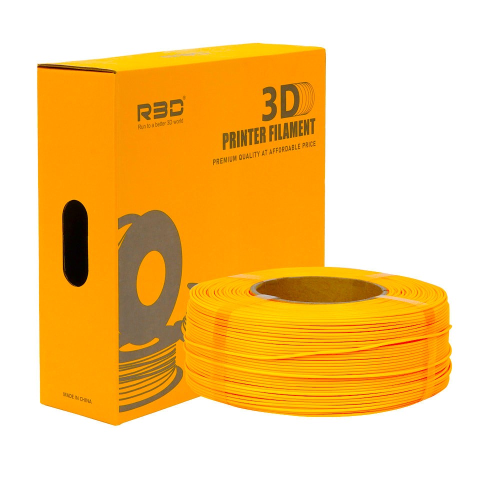 R3D - PLA High-speed - Jaune Fluo (Fluorescent Yellow) - 1,75 mm - 1 kg Refill