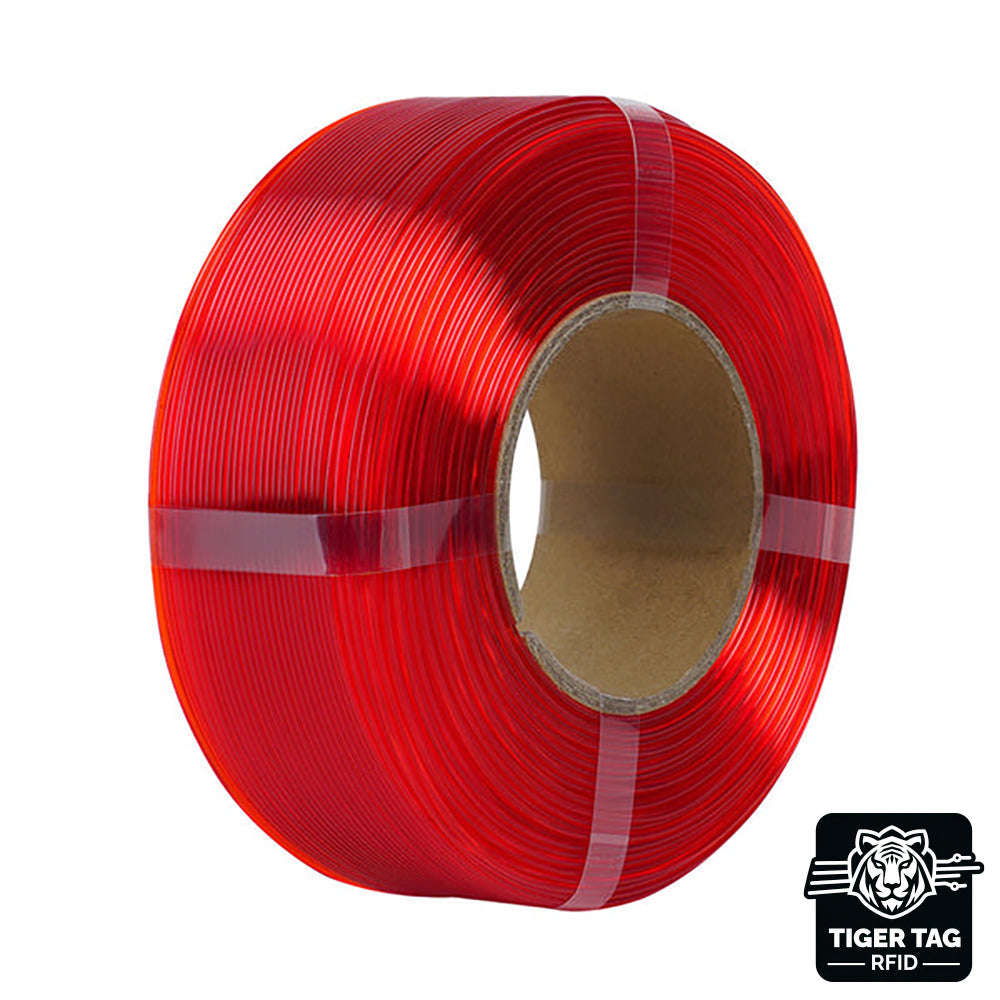 R3D - PLA High-speed - Rouge Transparent (Transparent Red) - 1,75 mm - 1 kg Refill
