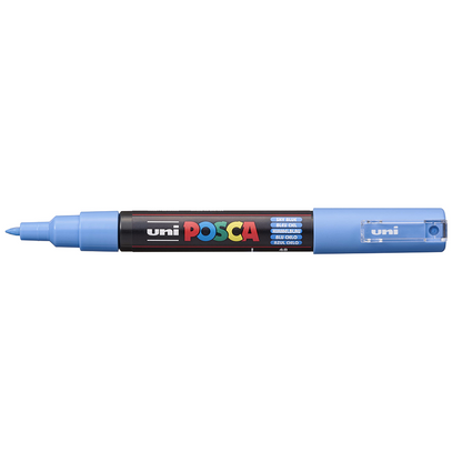 POSCA - Marqueur Pointe Conique Extra Fine - Bleu Ciel