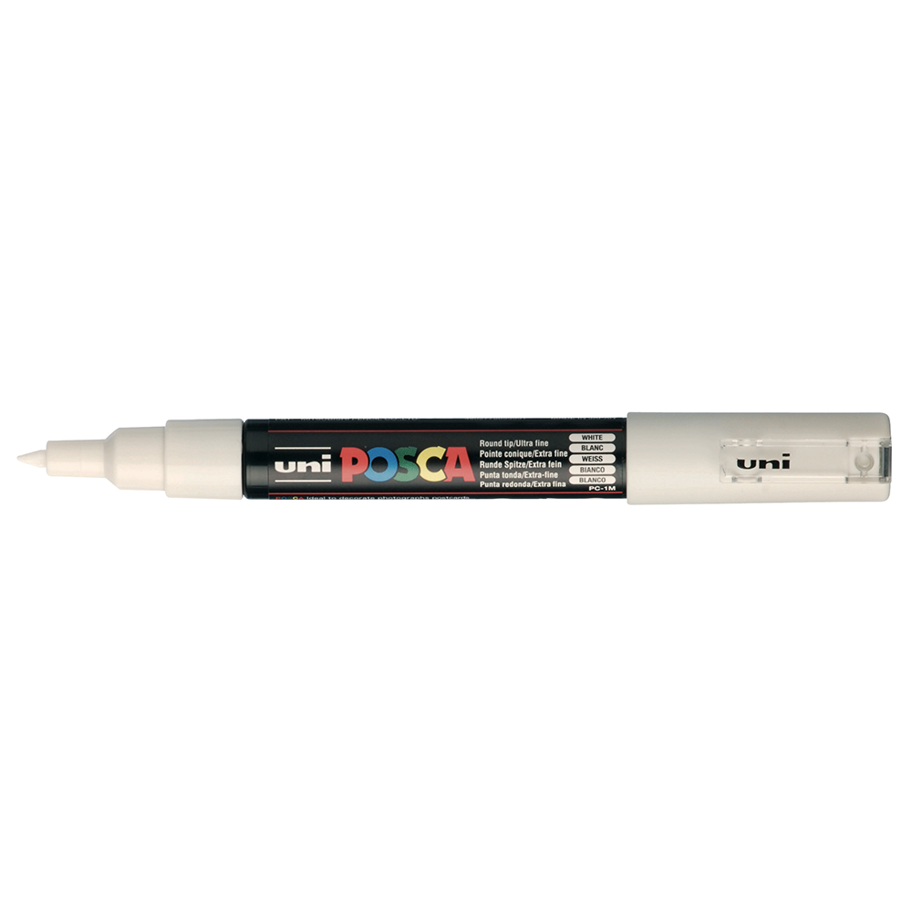 POSCA - Marqueur Pointe Conique Extra Fine - Blanc