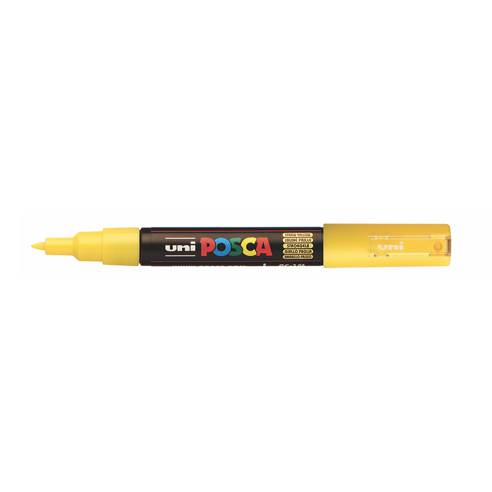 POSCA - Marqueur Pointe Conique Extra Fine - Jaune Paille