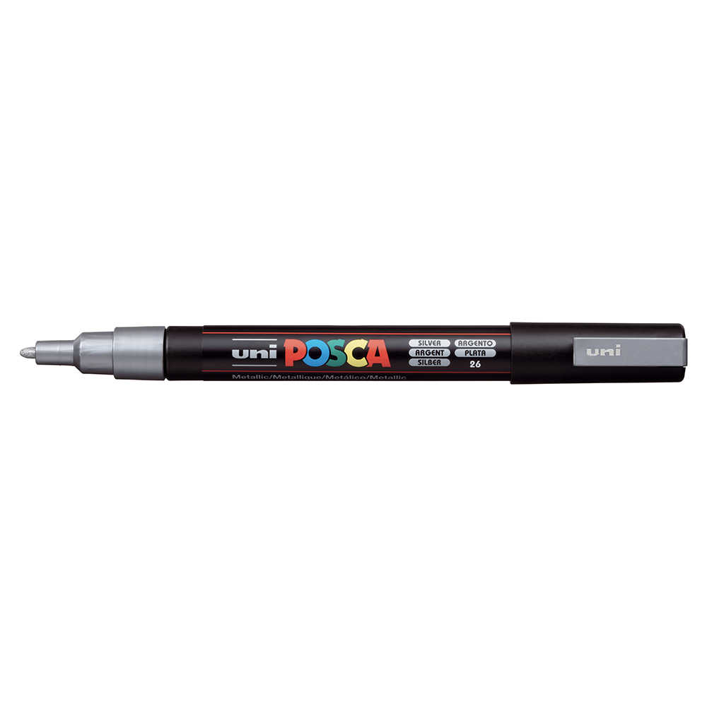 POSCA - Marqueur Pointe Conique Fine - Argent