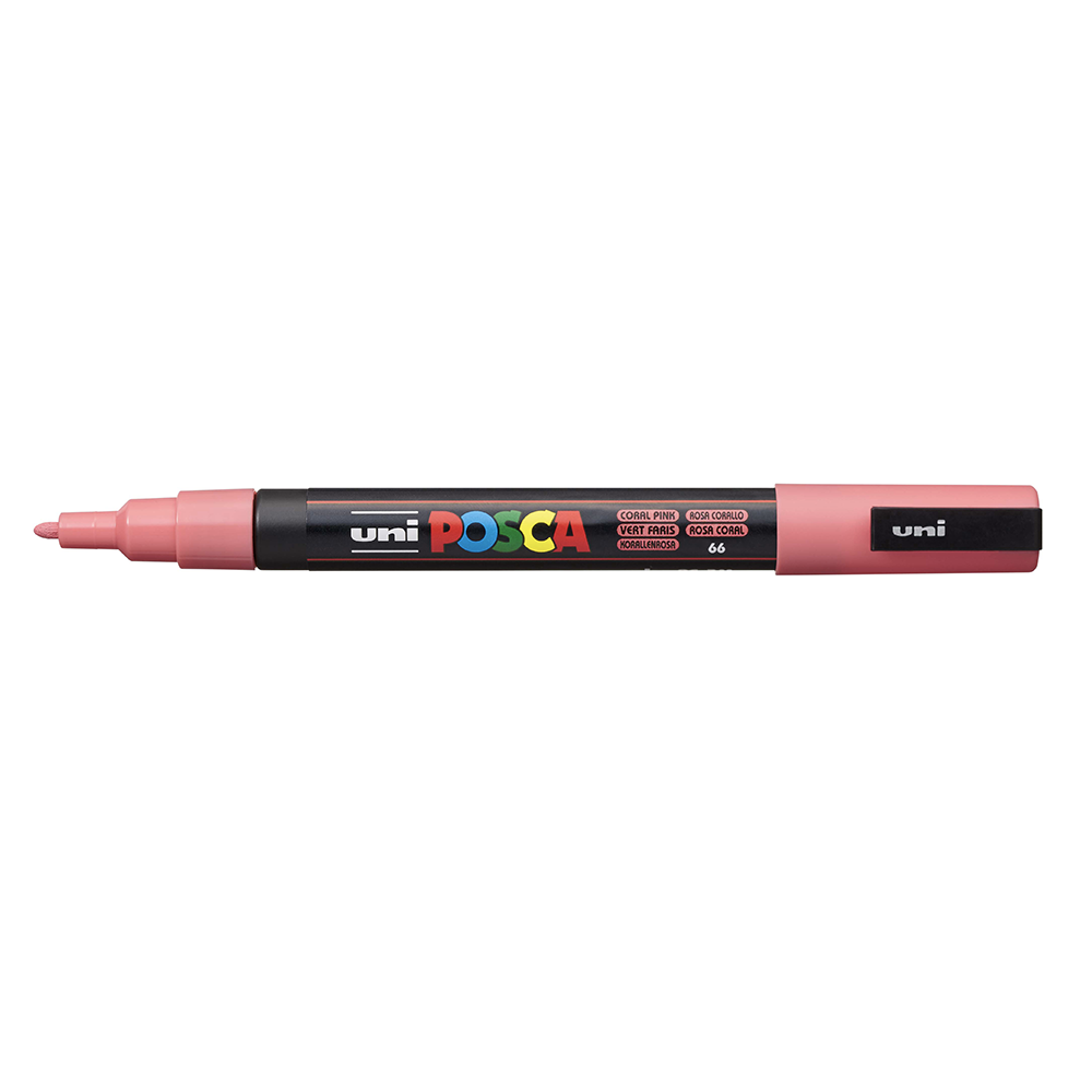 POSCA - Marqueur Pointe Conique Fine - Corail