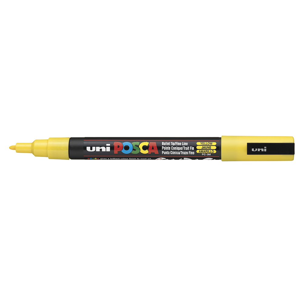 POSCA - Marqueur Pointe Conique Fine - Jaune