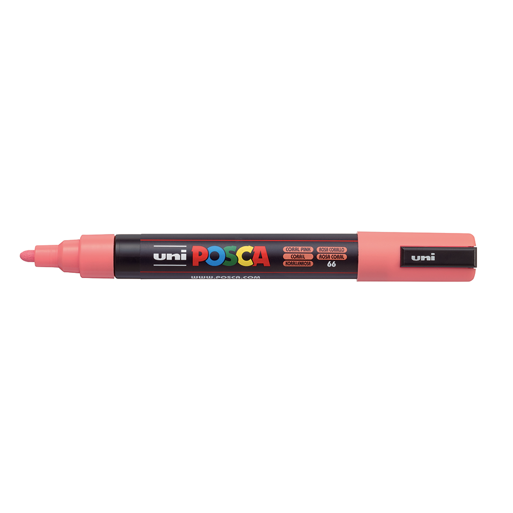 POSCA - Marqueur Pointe Conique Moyenne - Corail