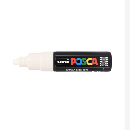 POSCA - Marqueur Pointe Conique Large - Blanc