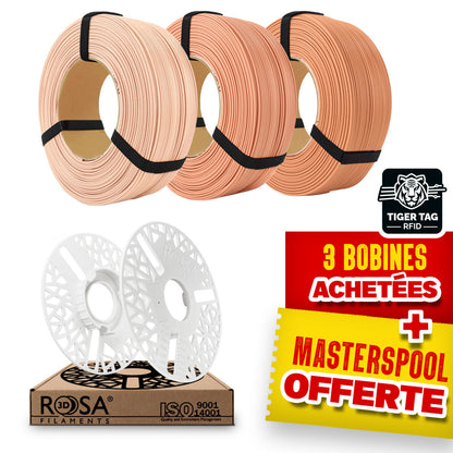Pack Refill Rosa3D - Skin - PLA Starter x3 + Masterspool Offerte