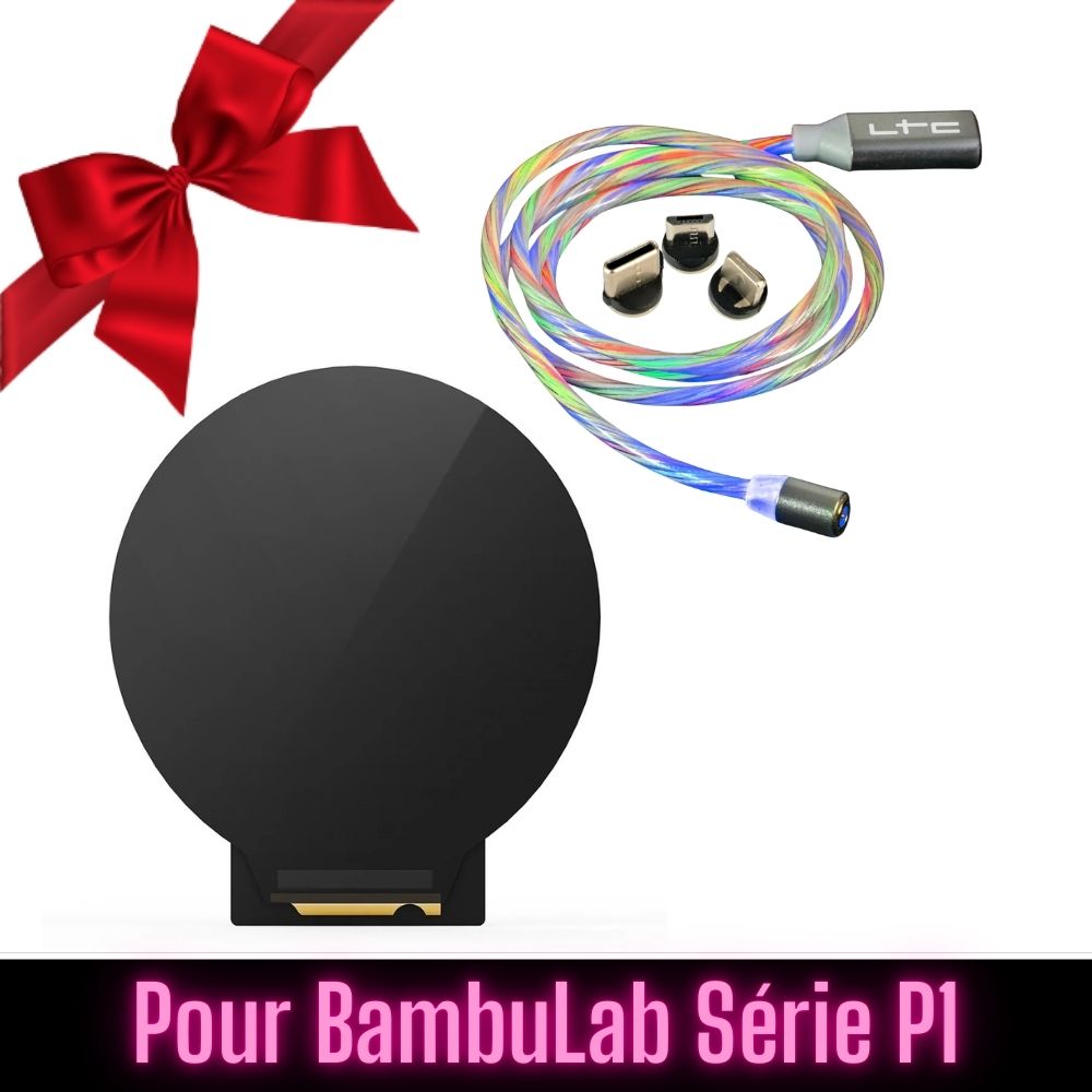 Pack BIGTREETECH Panda Knomi Screen + USB-C pour Série P1