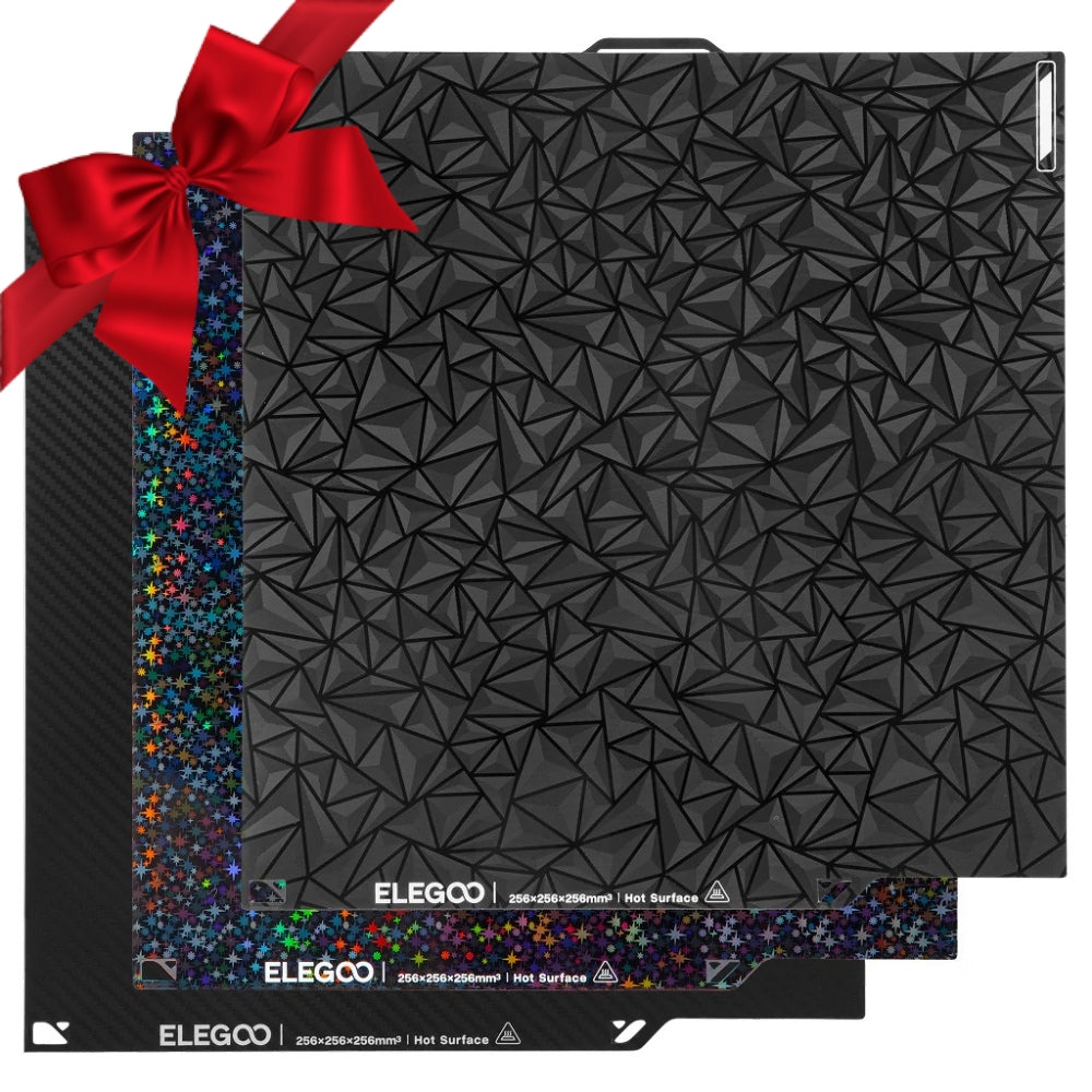 Pack Elegoo Centauri Carbon - 3 Plateaux d'Impression Double Face (Dual-side Build Plate Pack)