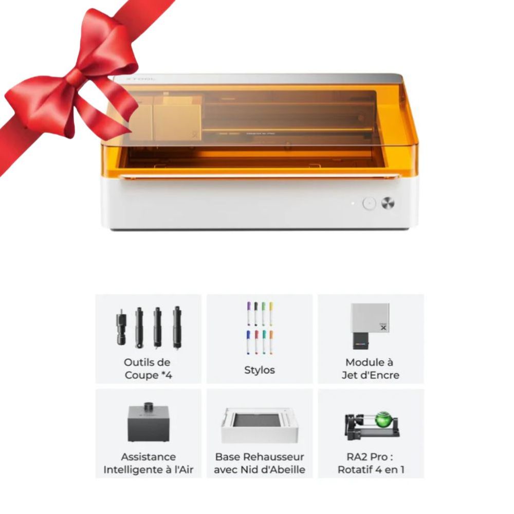 xTool - M1 Ultra - Pack Deluxe Laser Diode Multi-Fonctions - 20 W