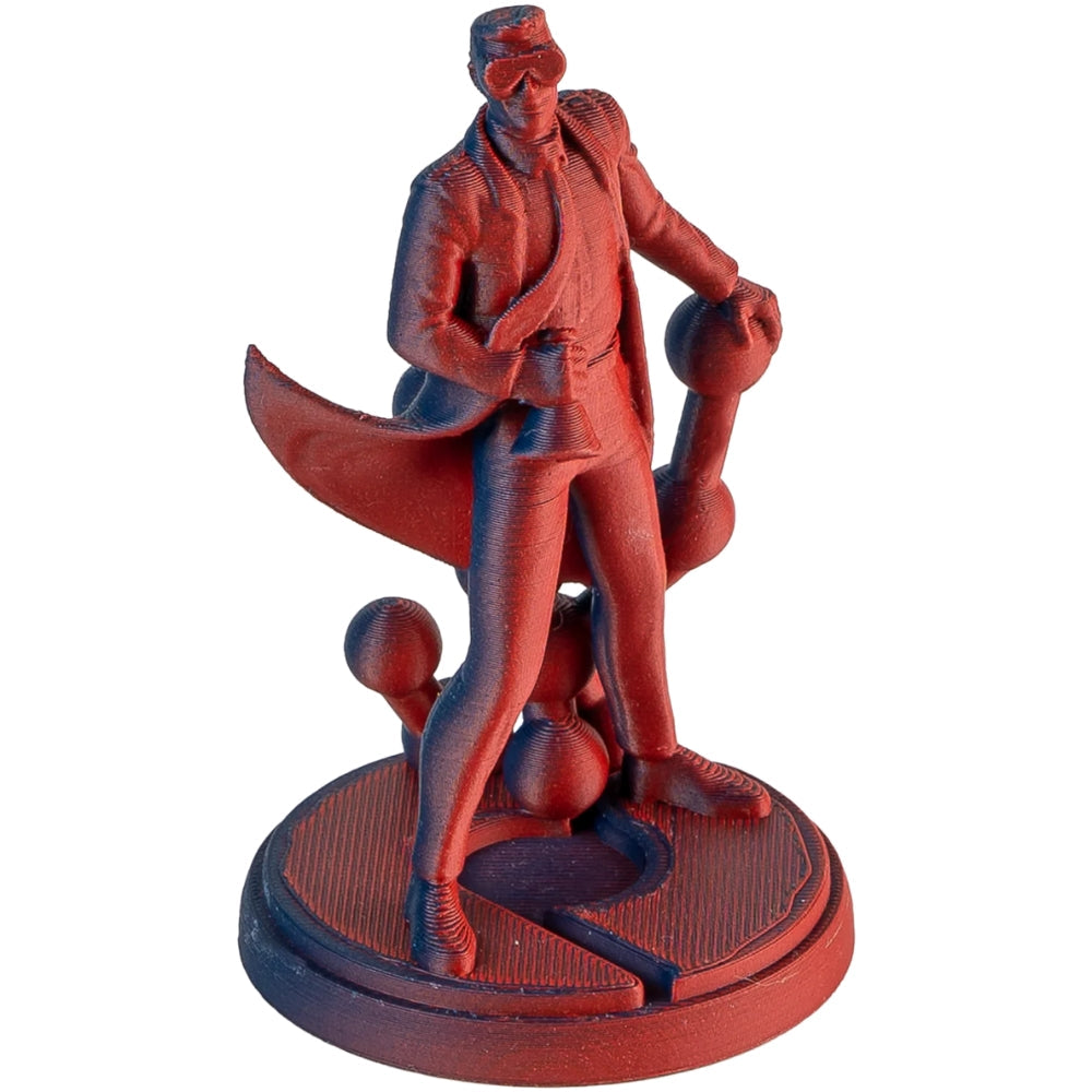 Panchroma Dual PLA - Mat Mélange de Baie Rouge-Bleu Foncé (Matte Mixed Berries Red-Dark Blue) - 1,75 mm - 1 kg