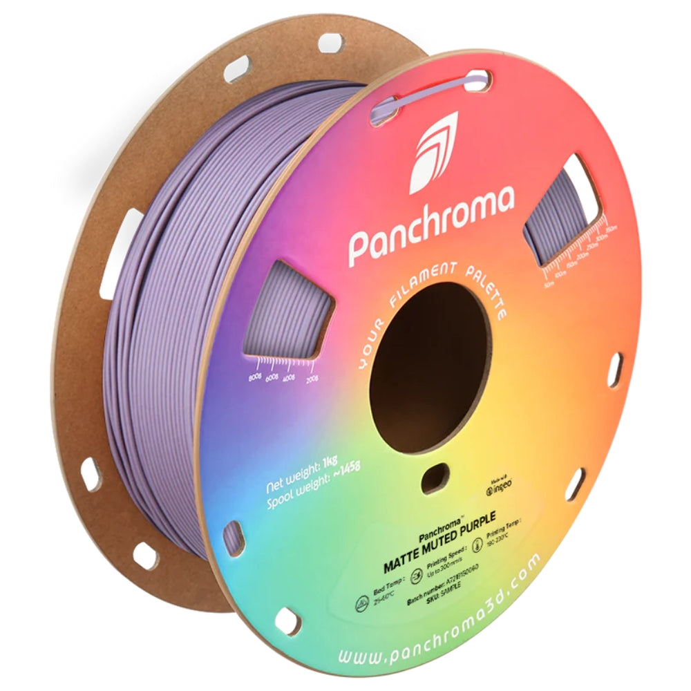 Panchroma PLA - Mat Violet Doux (Matte Muted Purple) - 1,75 mm - 1 kg