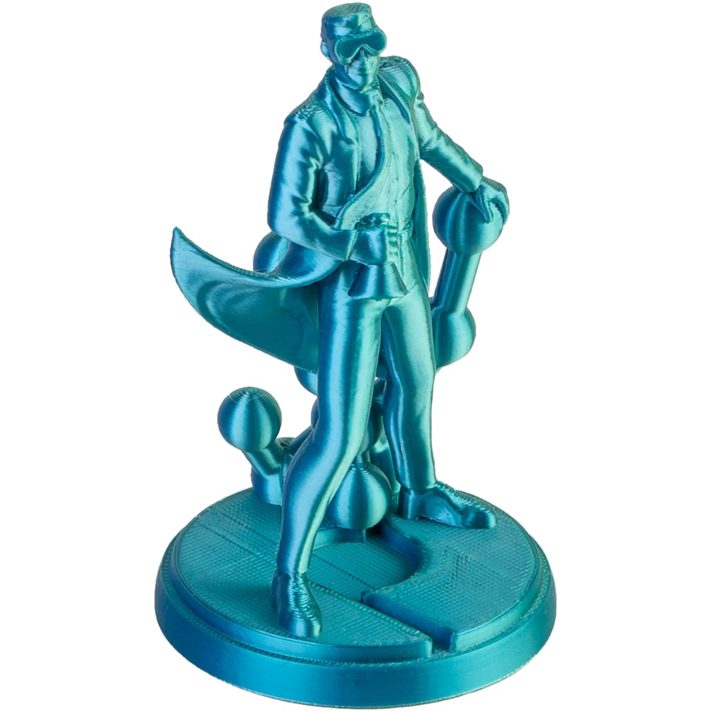 Panchroma PLA Dual Silk - Mer Carib Bleu-Vert (Caribbean Sea Blue-Green) - 1.75 mm - 1 kg