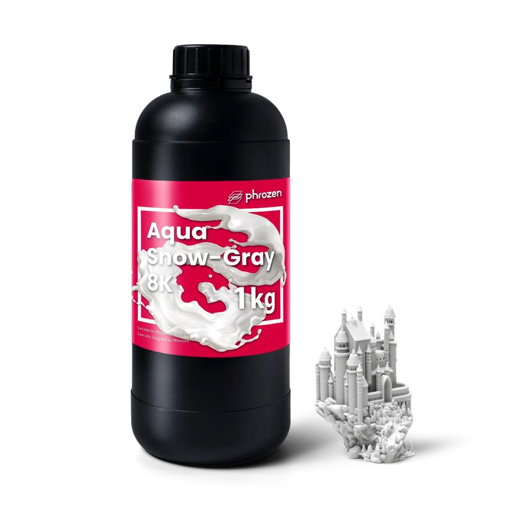 Phrozen - Résine Aqua 8K - Gris neige (snow gray) - 1 kg