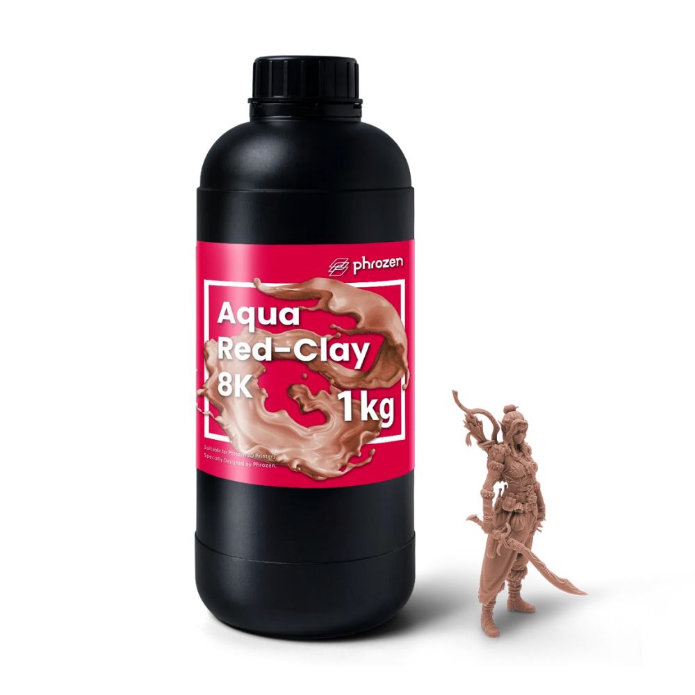 Phrozen - Résine Aqua 8K - Rouge glaise (red clay) - 1 kg