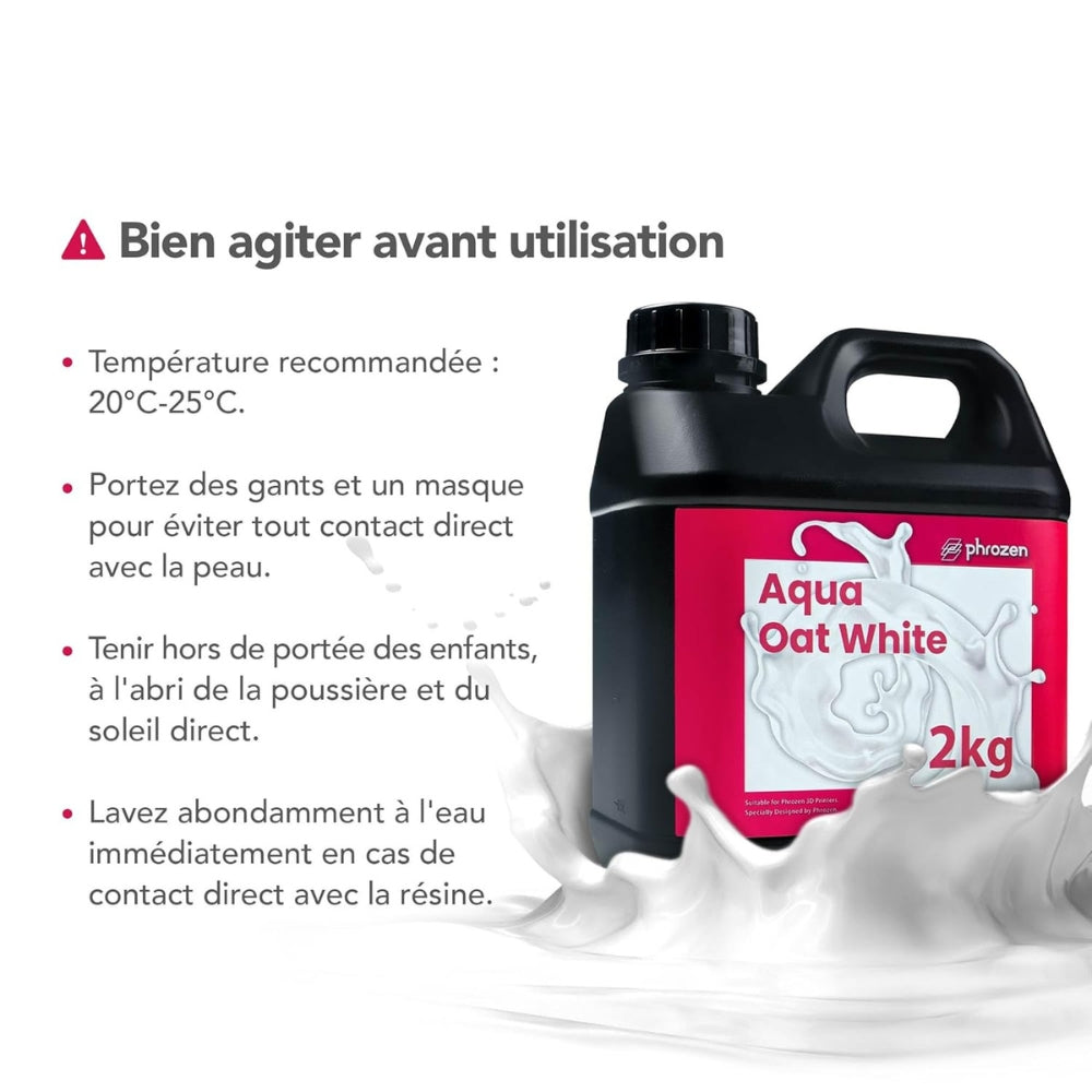 Phrozen - Résine Aqua - Blanc Avoine (Oat White) - 2 kg