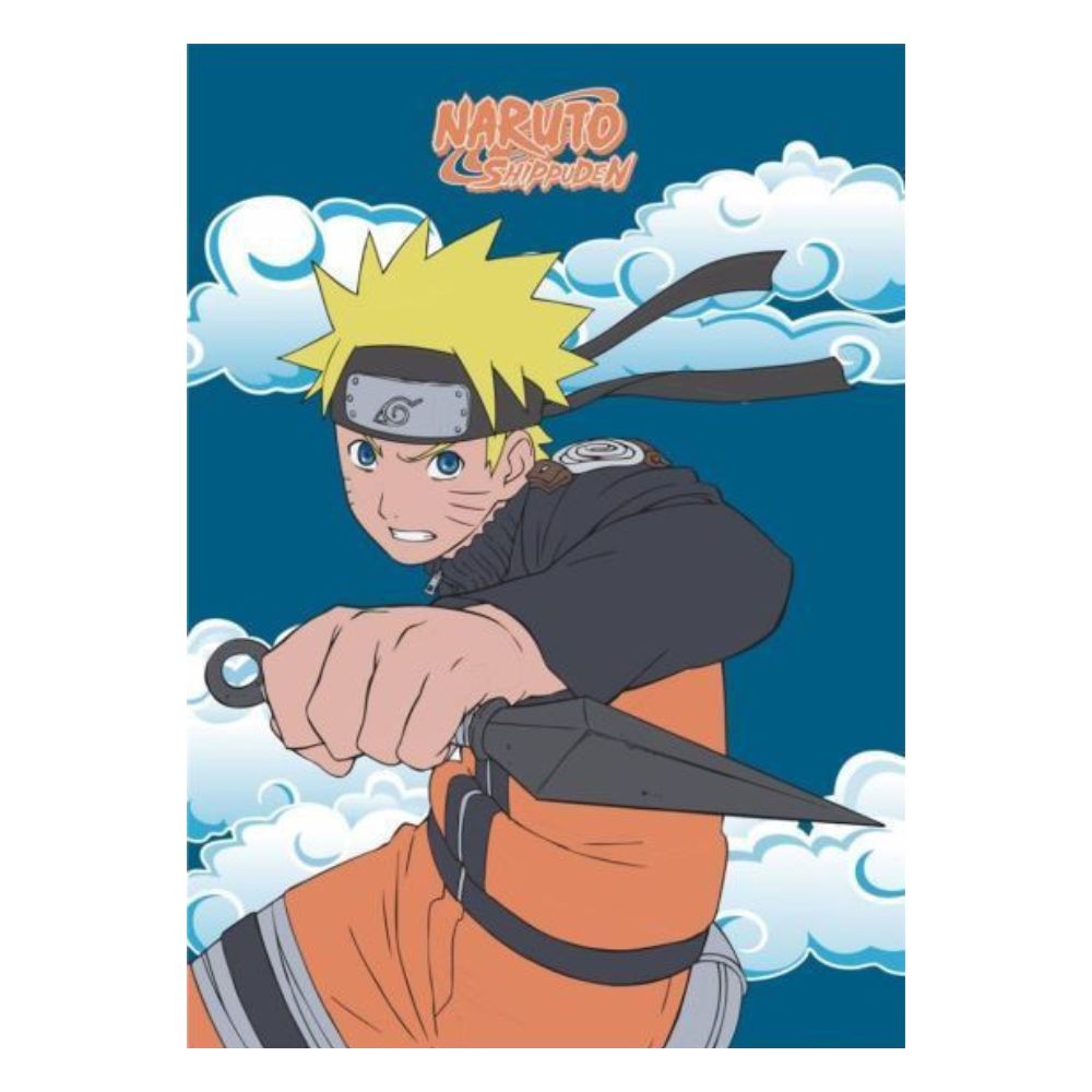 Naruto - Plaid Polaire Bleu (Polar Blanket)