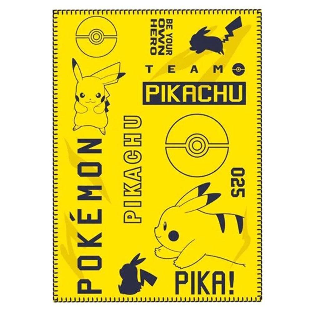 Pokémon - Plaid Polaire Pikachu (Polar Blanket)