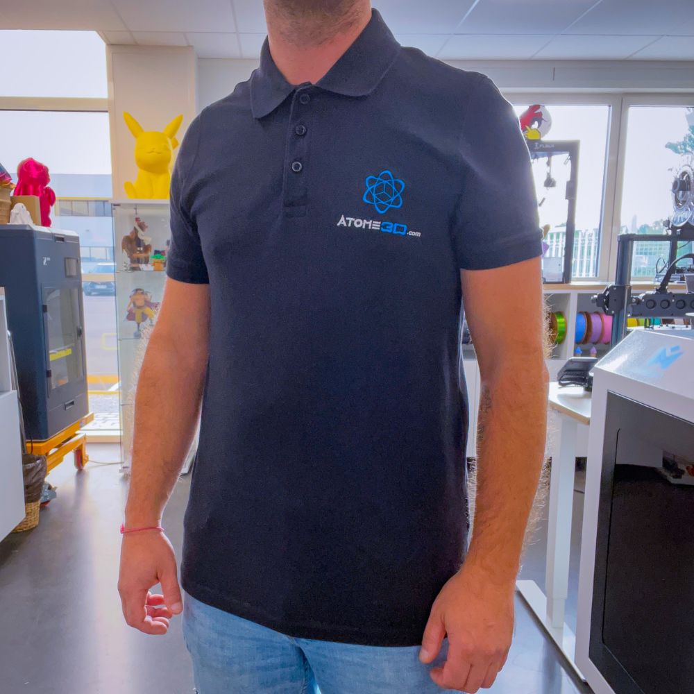 Polo Atome3D - Manches Courtes - Homme