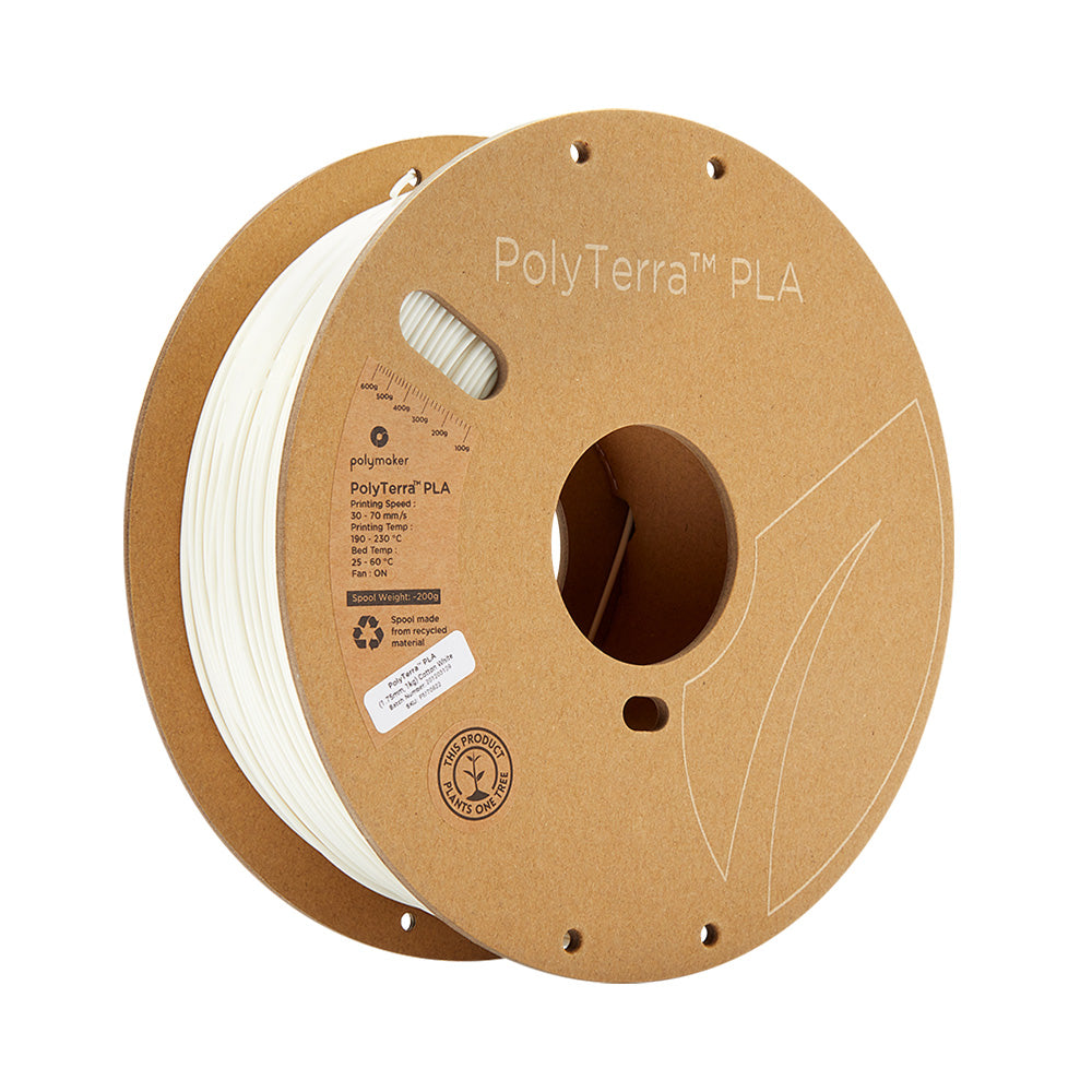 Pack 50 Polyterra Cotton White