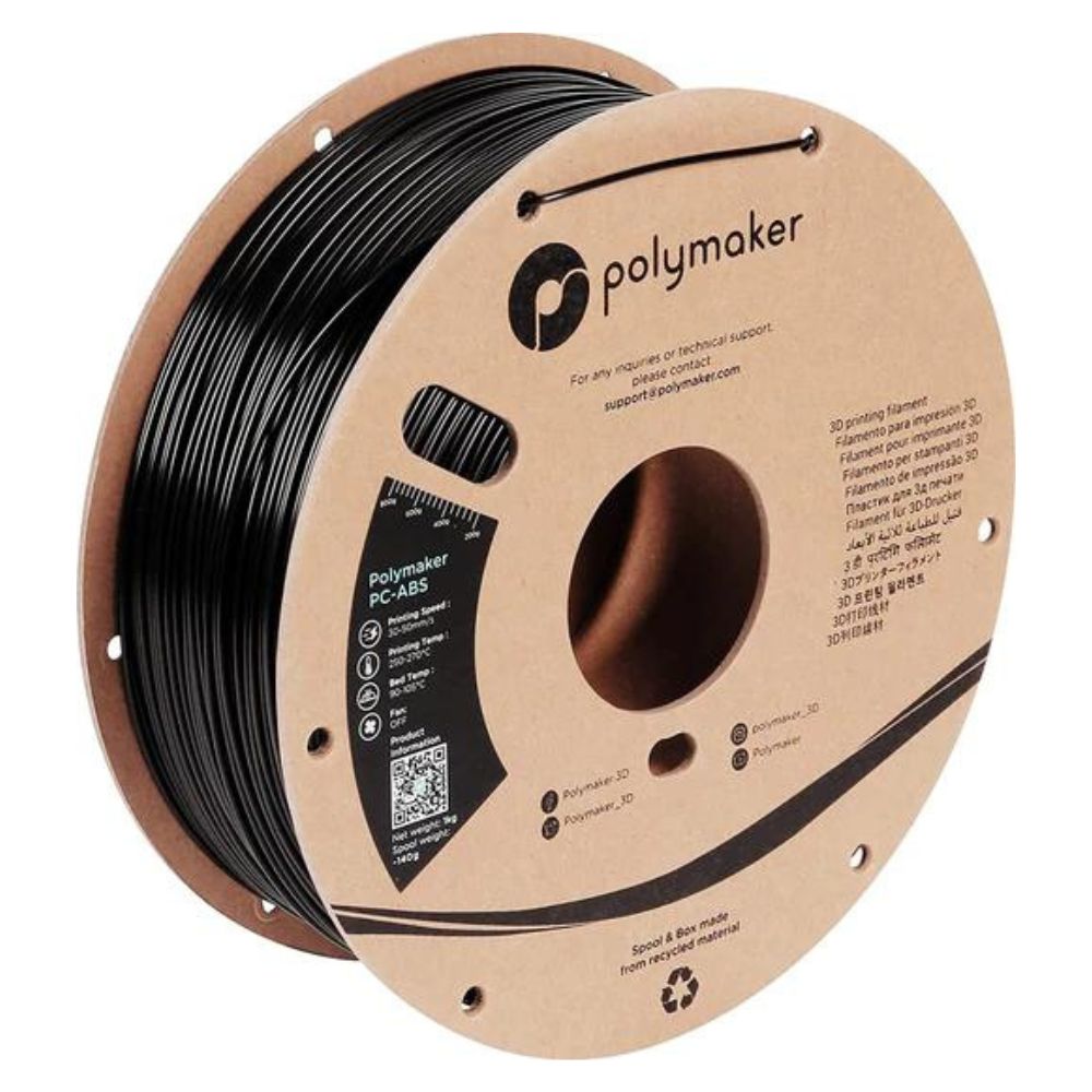 Polymaker - PC-ABS - Noir (black) - 1,75 mm - 1 kg