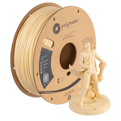 Polymaker - PolyLite PLA - Crème (Cream) - 1,75 mm - 1 kg
