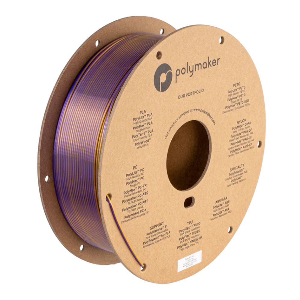 Polymaker - PolyLite Dual Silk PLA - Souverain (Sovereign) - 1,75 mm - 1 kg