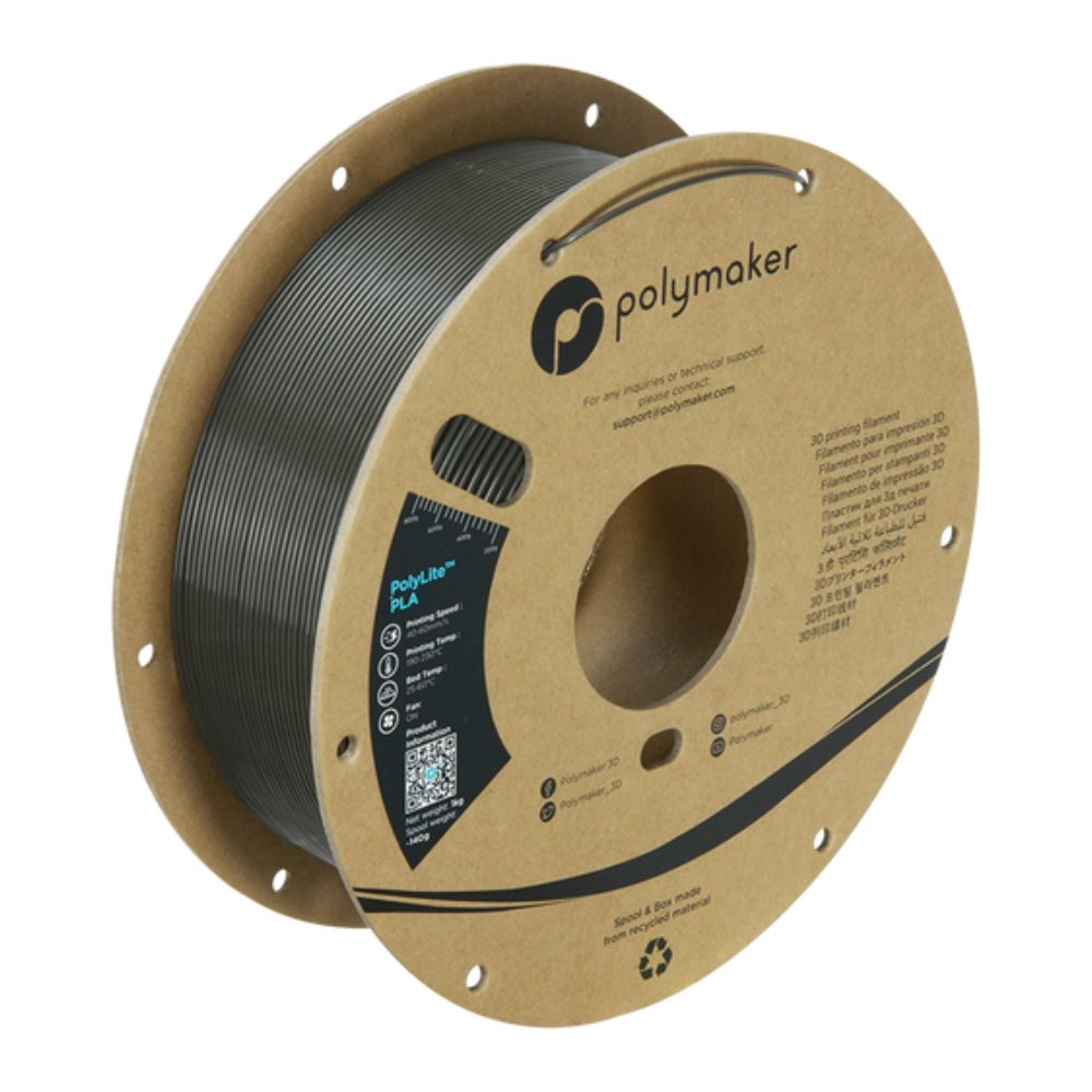 Polymaker - PolyLite PLA - Vert Gris Foncé (Dark Grey Green) - 1,75 mm - 1 kg