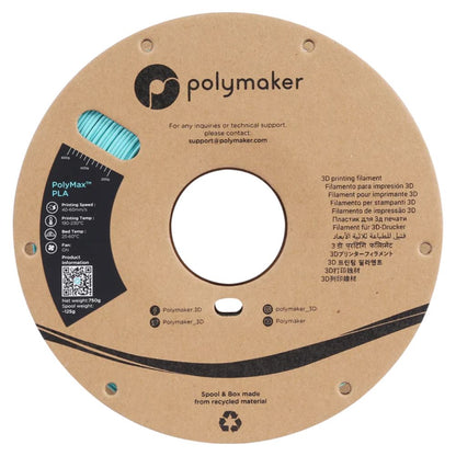 Polymaker - PolyMax Tough PLA - Bleu Sarcelle (teal) - 1,75 mm - 750 g