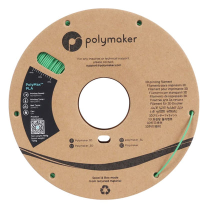 Polymaker - PolyMax Tough PLA - Vert (green) - 1,75 mm - 750 g