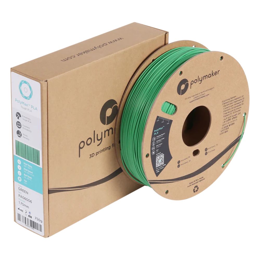 Polymaker - PolyMax Tough PLA - Vert (green) - 1,75 mm - 750 g