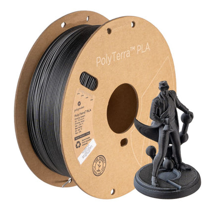 Polymaker - PolyTerra Dual PLA - Shadow Black - Blanc/Noir (White/Black) - 1,75 mm - 1 kg