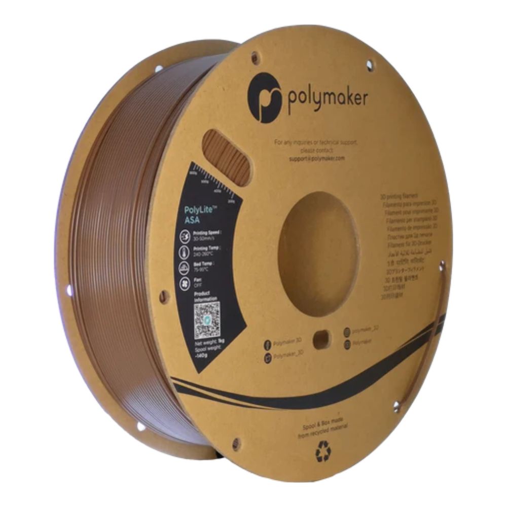 Copy of Polymaker - PolyLite ASA - Marron Armée (Army Brown) - 1,75 mm - 1 kg