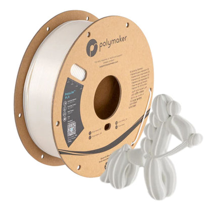 Polymaker - PolyLite Silk PLA - Blanc (White) - 1,75 mm - 1 kg