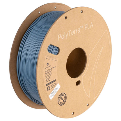 Polymaker - PolyTerra PLA - Bleu Doux (Muted Blue) - 1,75 mm - 1 kg