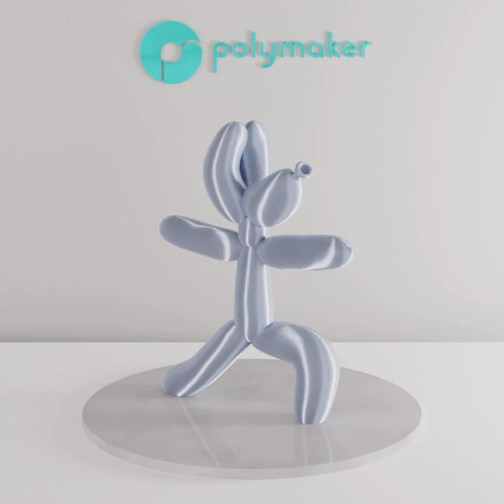 Polymaker - PolyLite Silk PLA - Argent (silver) - 1,75 mm - 1 kg