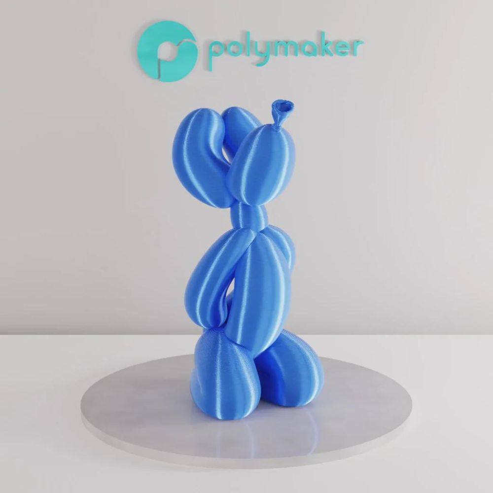 Polymaker - PolyLite Silk PLA - Bleu (blue) - 1,75 mm - 1 kg