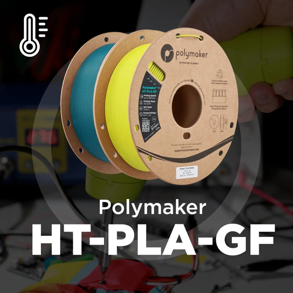 Polymaker - HT-PLA-GF - Vert Armée (Army Green) - 1,75 mm - 1 kg