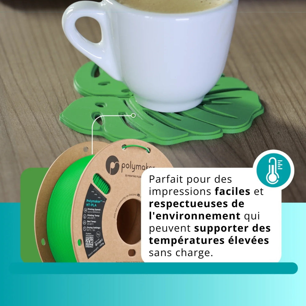 Polymaker - HT-PLA - Vert (Green) - 1,75 mm - 1 kg