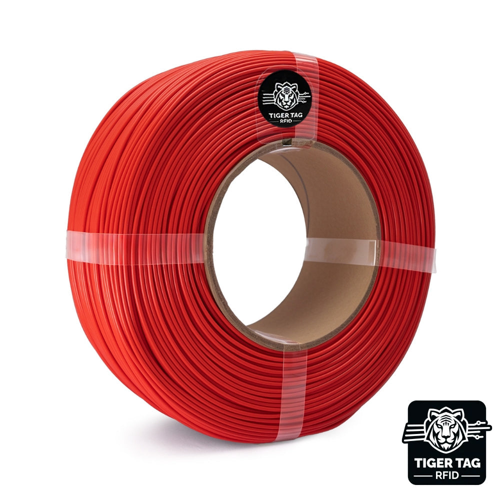 R3D - PLA Basic Matte - Rouge Chinois (Chinese Red) - 1,75 mm - 1 kg - Refill avec RFID TigerTag