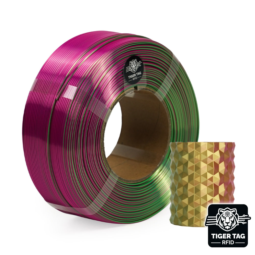 R3D - Tri-Silk color - Or/Vert/Fuschia (Gold/Green/Fuchsia) - 1,75 mm - 1 kg Refill