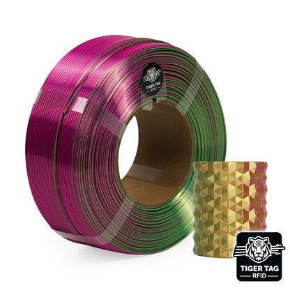 R3D - Tri-Silk color - Or/Vert/Fuschia (Gold/Green/Fuchsia) - 1,75 mm - 1 kg Refill