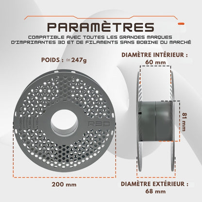 R3D - MasterSpool Bobine Réutilisable (Reusable Spool) ♻️ Consignées