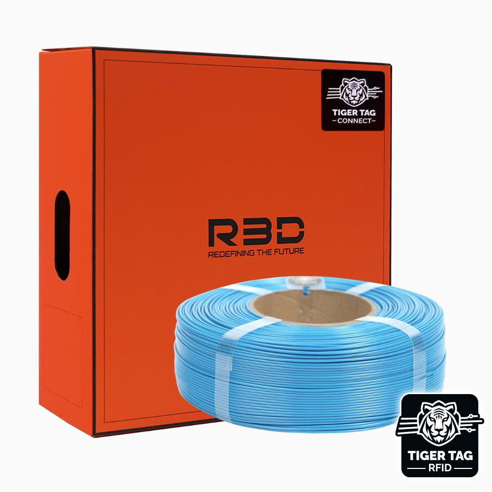 R3D - PLA High-Speed - Bleu Clair (Light Blue) - 1,75 mm - 1 kg Refill avec RFID TigerTag
