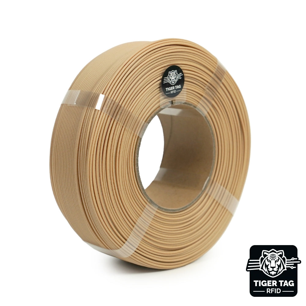 R3D - PLA WOOD - Bois Clair (Light Wood) - 1,75 mm - 1 kg - Refill avec RFID TigerTag