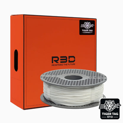 R3D - TPU Matte (90A) - Blanc (White) - 1,75 mm - 1 kg avec RFID TigerTag