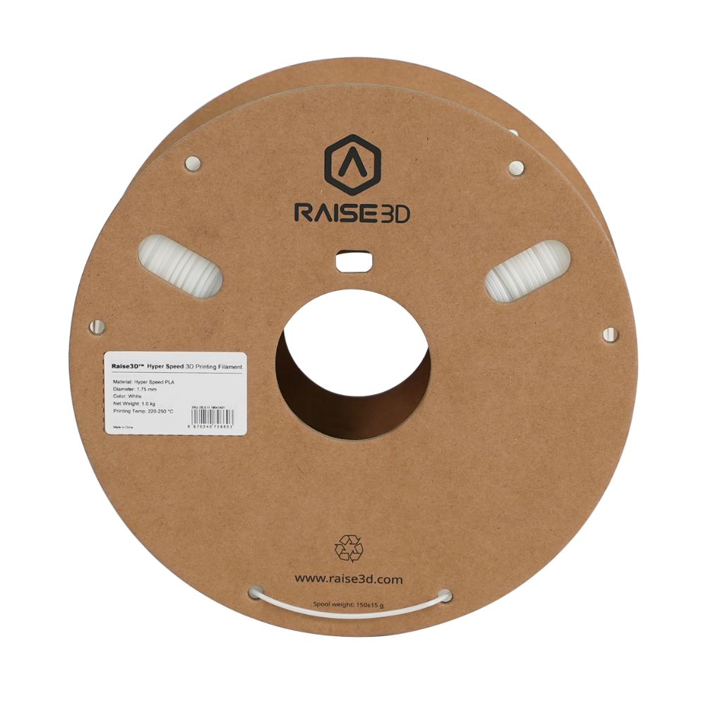Raise3D - Hyper Speed PLA filament - 1,75 mm - 1 kg - Blanc (white)