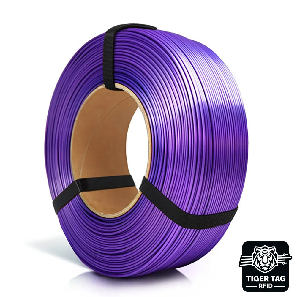 Rosa3D - PLA Silk - Violet - 1,75 mm - 1 kg Refill avec RFID Tiger Tag
