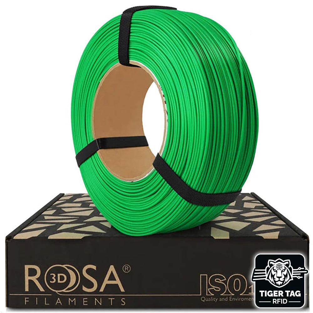 Rosa3D - PLA Starter - Vert Tendre (Juicy Green) - 1,75 mm - 1 kg Refill avec RFID TigerTag